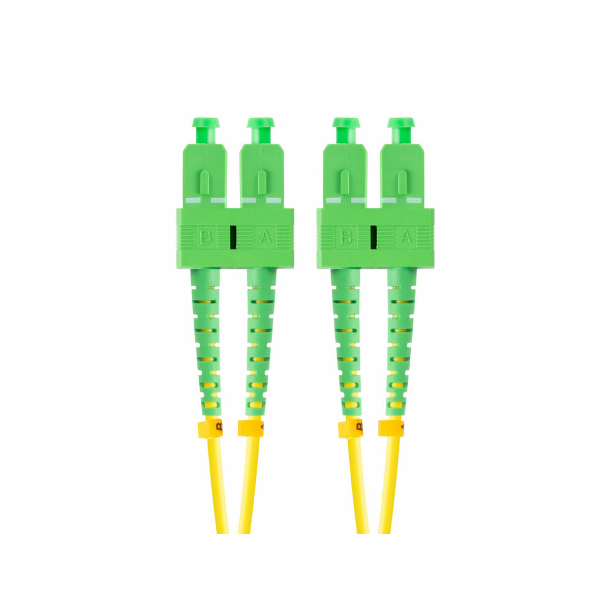 Lanberg Gelb Sm Sc/Apc-Sc/Apc Duplex 3,0 Mm Lszh G657a1 Glasfaser-Patchkabel 15 M