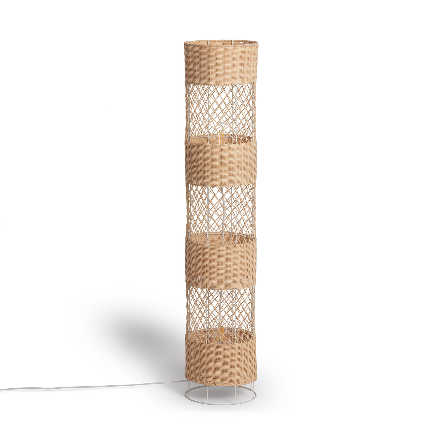Lampadaire Rotin Rubra Naturel