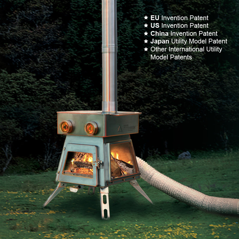 Winnerwell Marsfire Stufa Da Tenda Con Aria Esterna E Doppio Vetro Per Campeggio Invernale