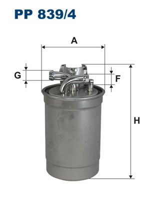 Oem Kraftstofffilter Pp839/4 Filtron