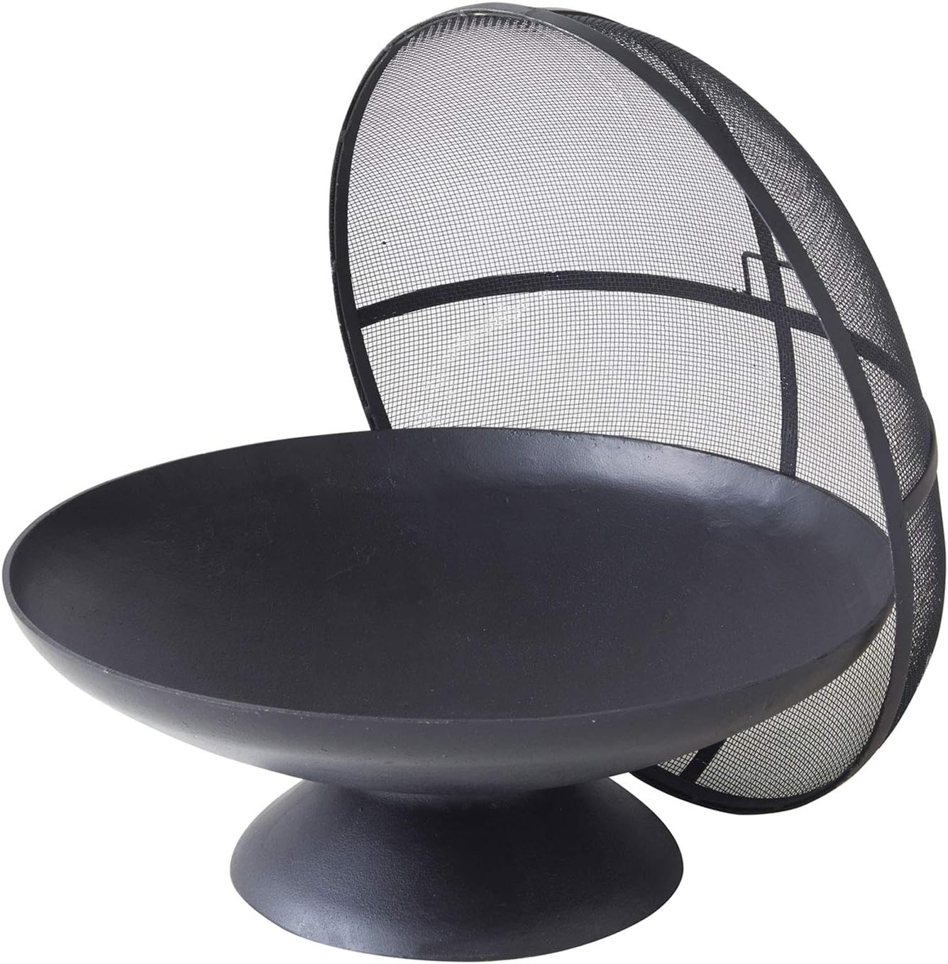 Maestro Ferretero Brasero Junto Ø58 cm Hierro Fundido - con Campana Protectora