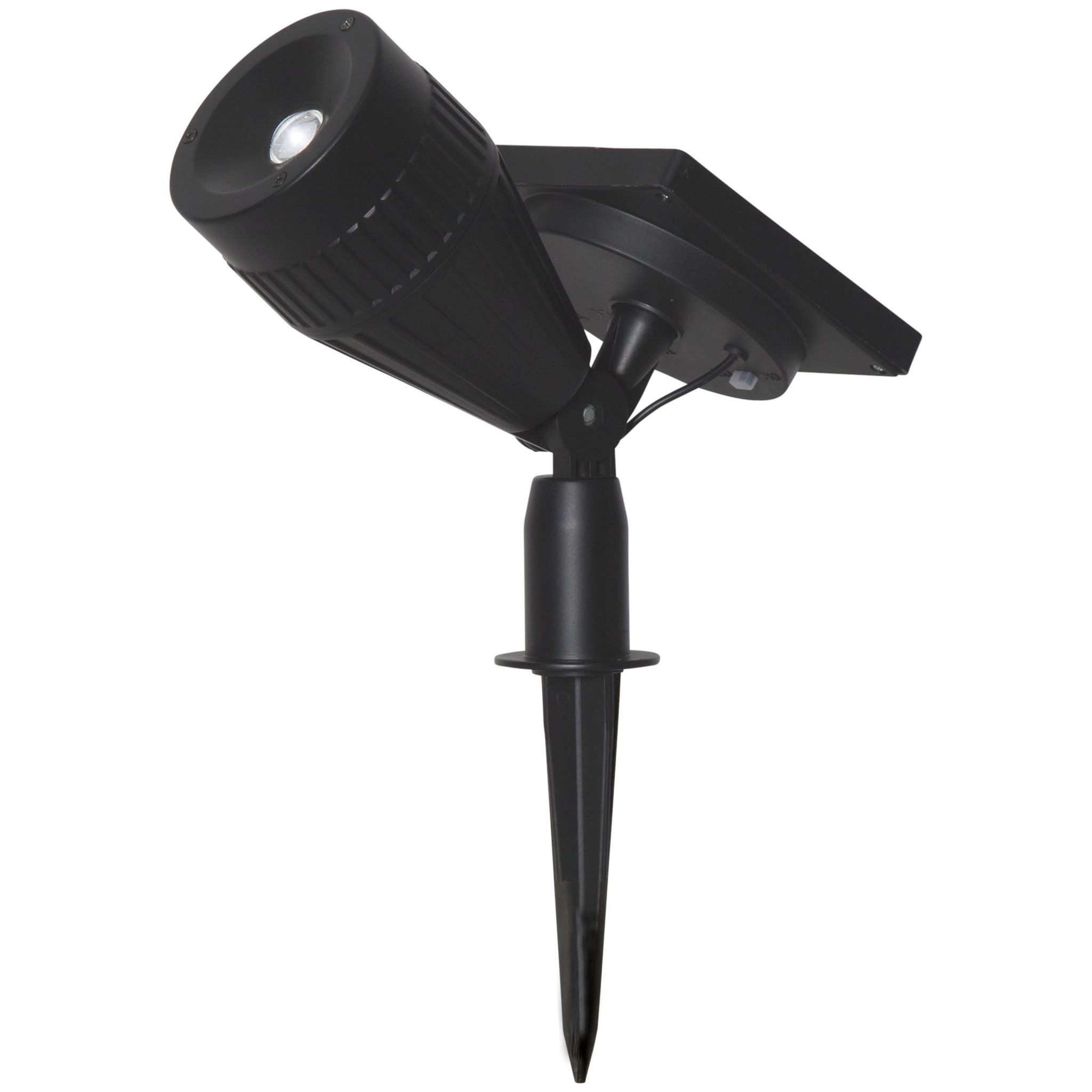 Star Led-Solar-Spotlight "Powerspot", Schwarz