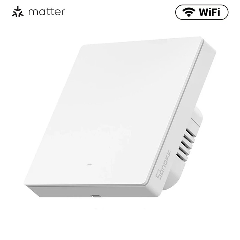 SONOFF M5 EU Matter interruptor de pared inteligente ESP32 bidireccional eWeLink escena inteligente Control de voz funciona con Alexa Google Apple Home Alice