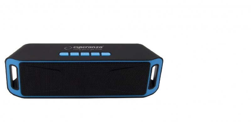 Esperanza EP126KB Tragbarer Lautsprecher Tragbarer Stereo-Lautsprecher, Bluetooth Lautsprecher, Schwarz, Blau - Bild 4
