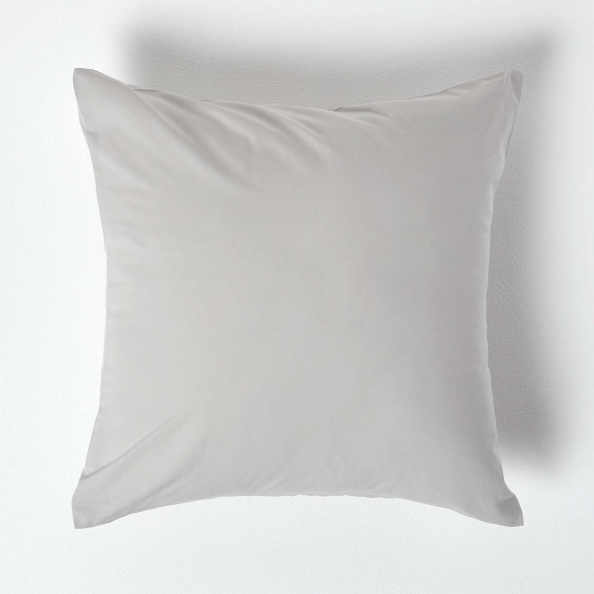Kopfkissenbezug Fadendichte 200 Silber Grau, 40 X 40 Cm - Homescapes