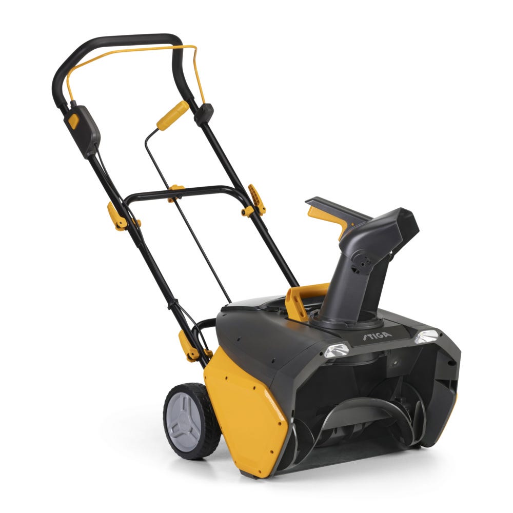 Grau & Gelb Stiga Akku-Schneefräse St 700E Kit - Image 6