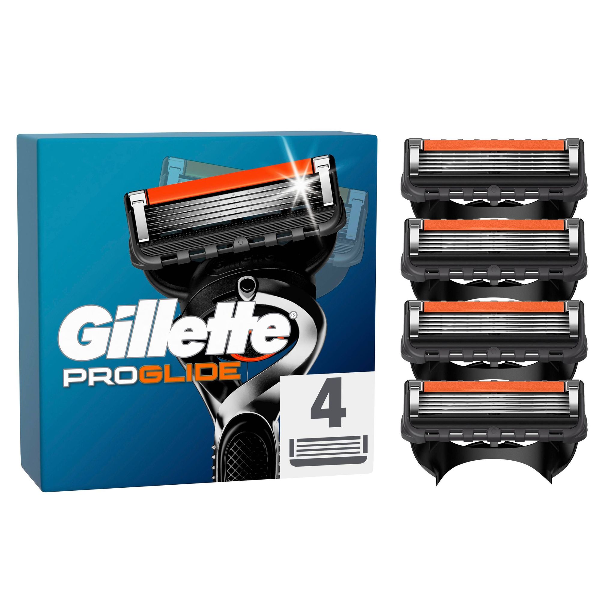 Gillette Proglide Systemklingen 4Er