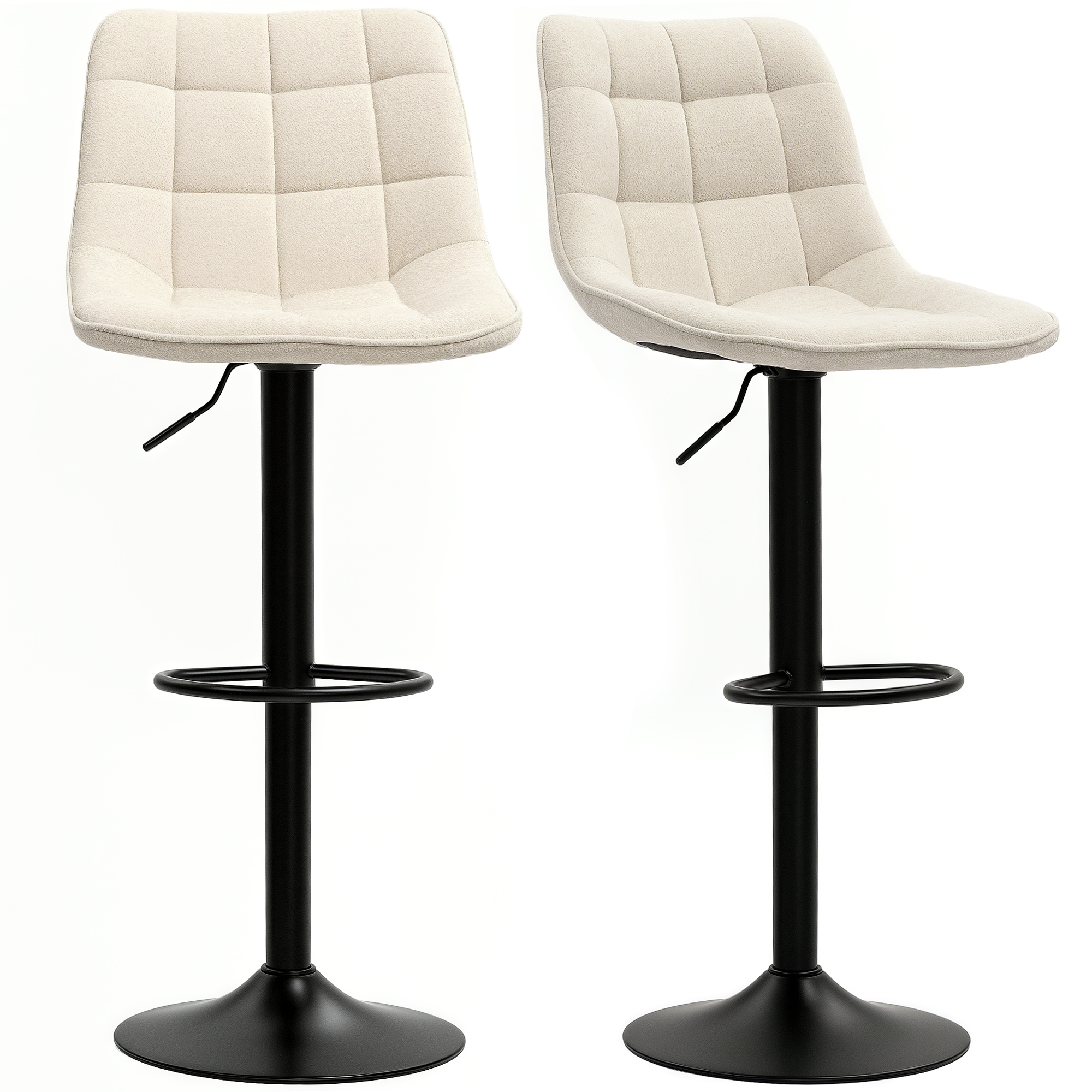 Lot De 2 Tabourets De Bar