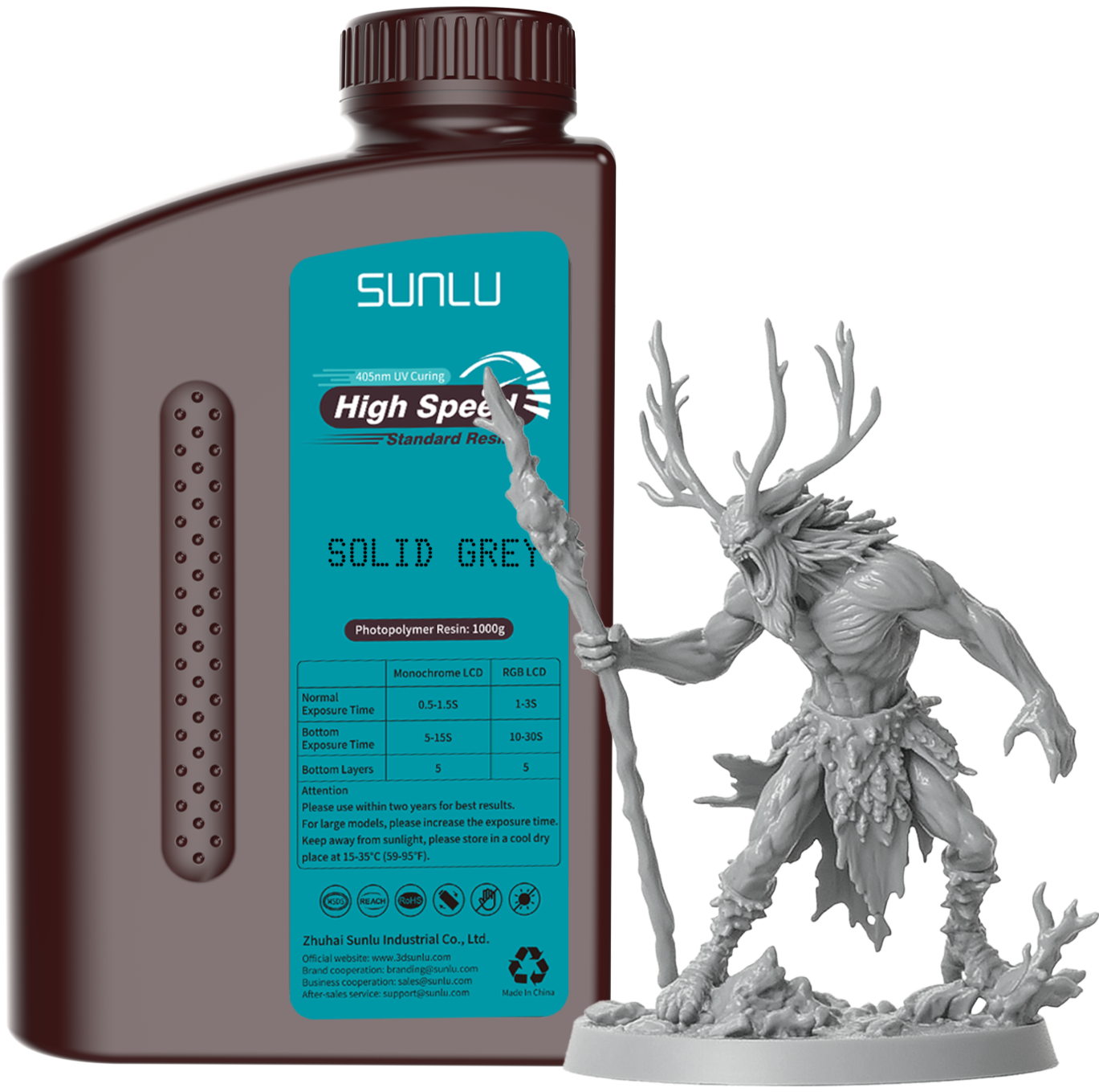 Sunlu High Speed Standard Grigio 1 Kg OEM