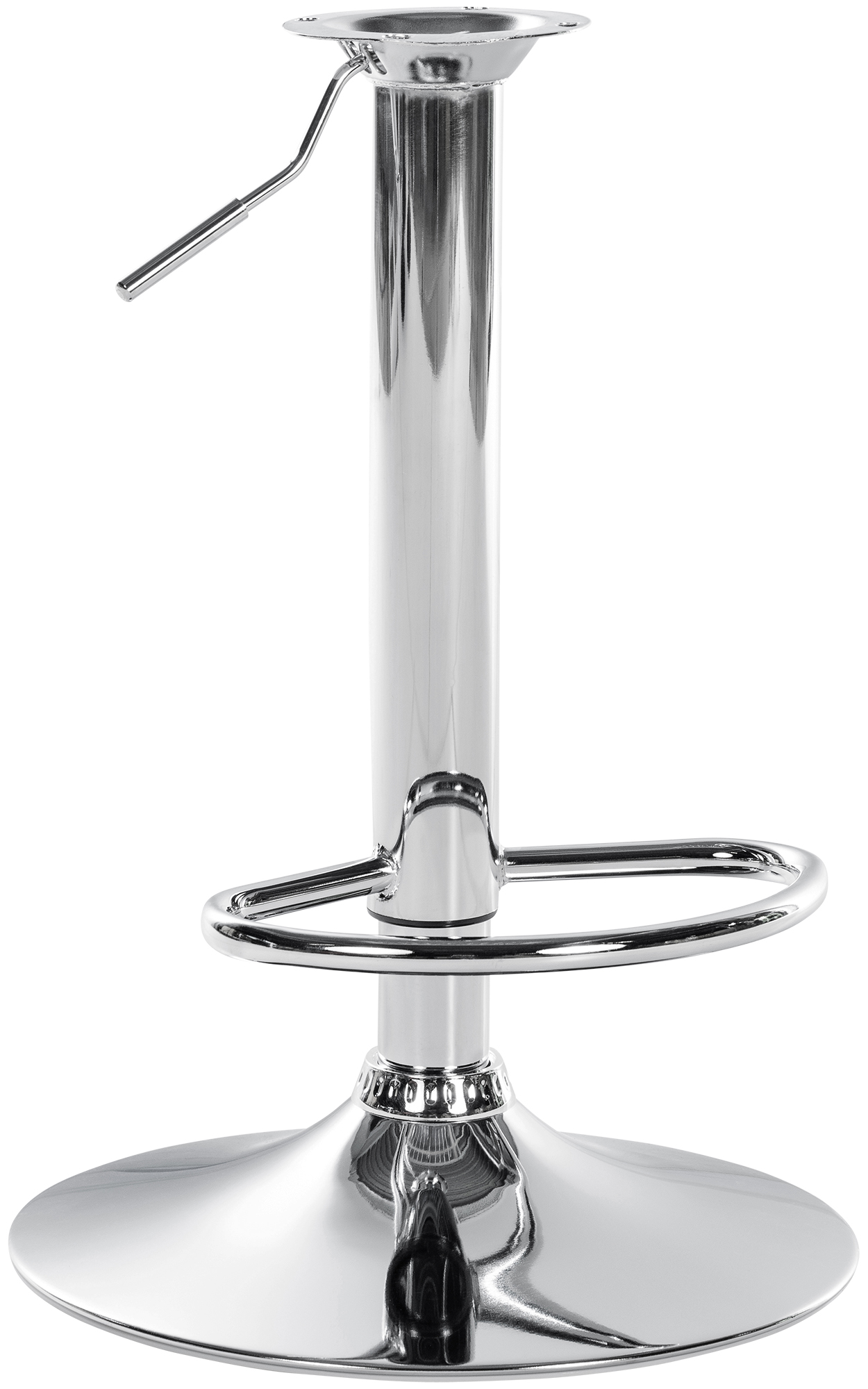 Clp - Support De Remplacement Pour Tabouret De Bar 8x8 Cm Chrome