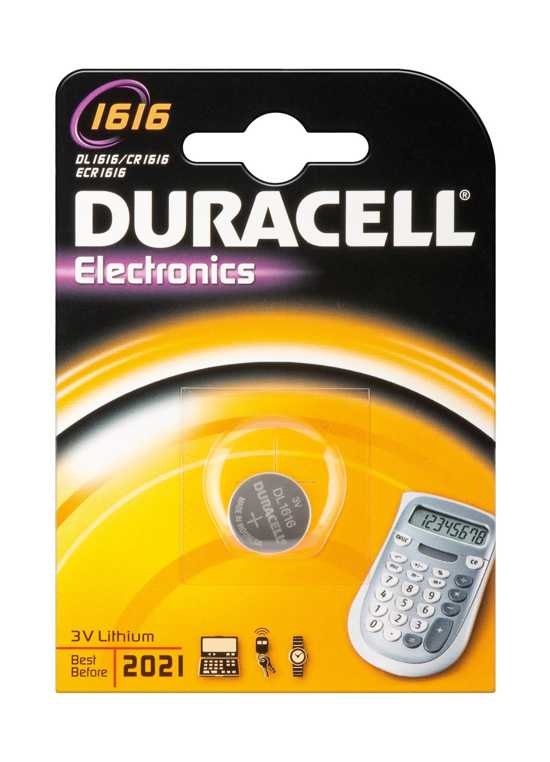 Varta Duracell Knopfzelle Cr1616 3 V 1 St. 45 Mah Lithium Dl1616