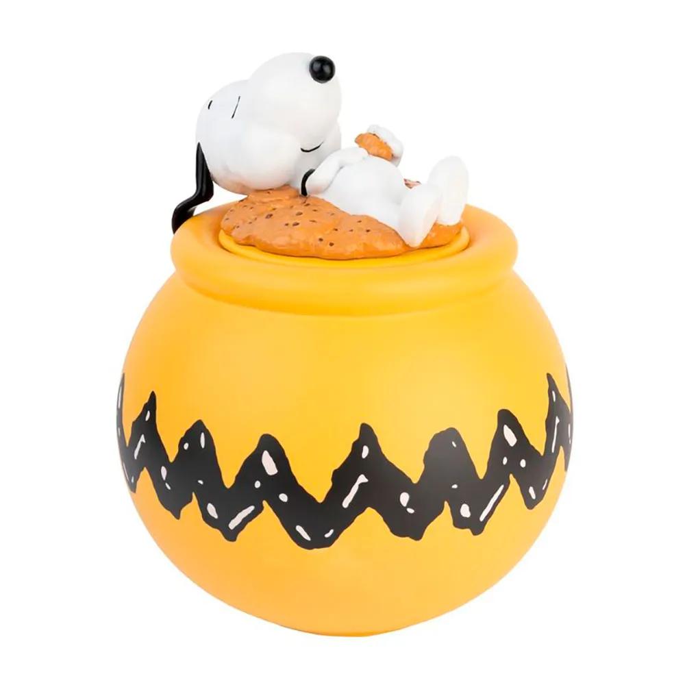Grupo Erik Snoopy Keksebox Gelb Aus Keramik