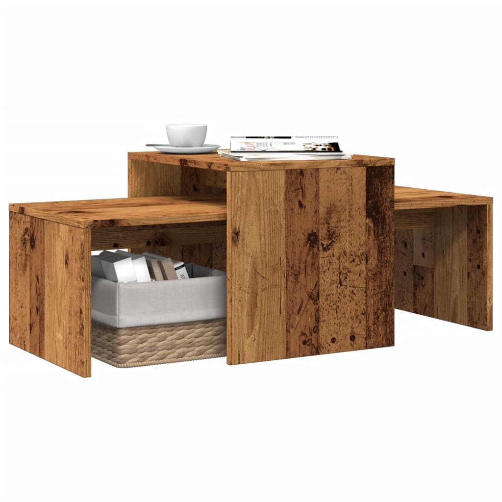 Vidaxl - Table Basse Vieux Bois 100x48x40 Cm Bois D'Ingénierie