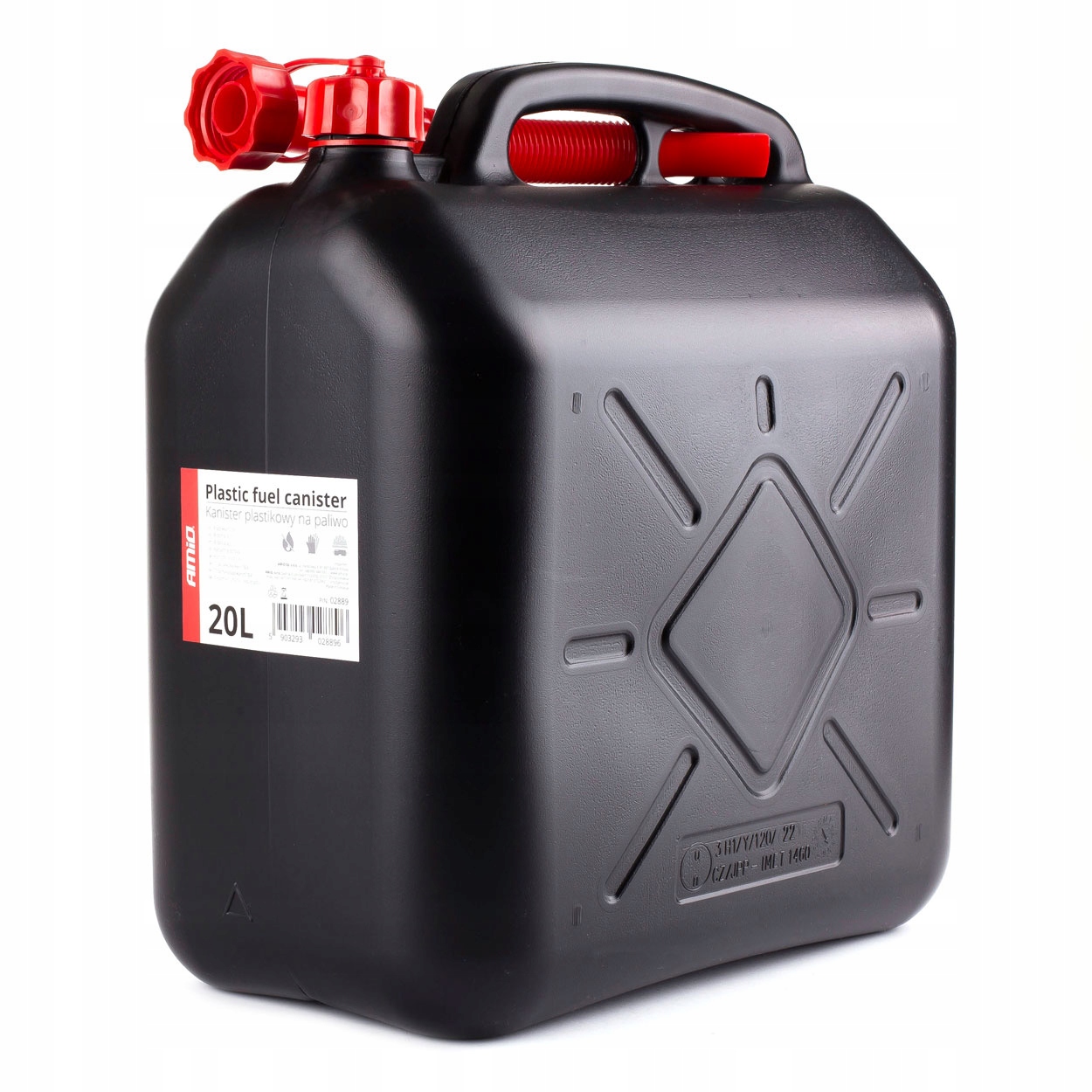 Tresice France Schwarz Kunststoffkanister, 20 L