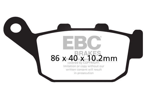 Bremsbelagsatz, Scheibenbremse EBCSFA140 EBC Brakes - Bild 5