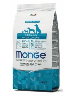 Monge Superpremium All Breeds Hypoallergenic Lachs & Thunfisch - 12 kg Hundefutter trocken - Image 3