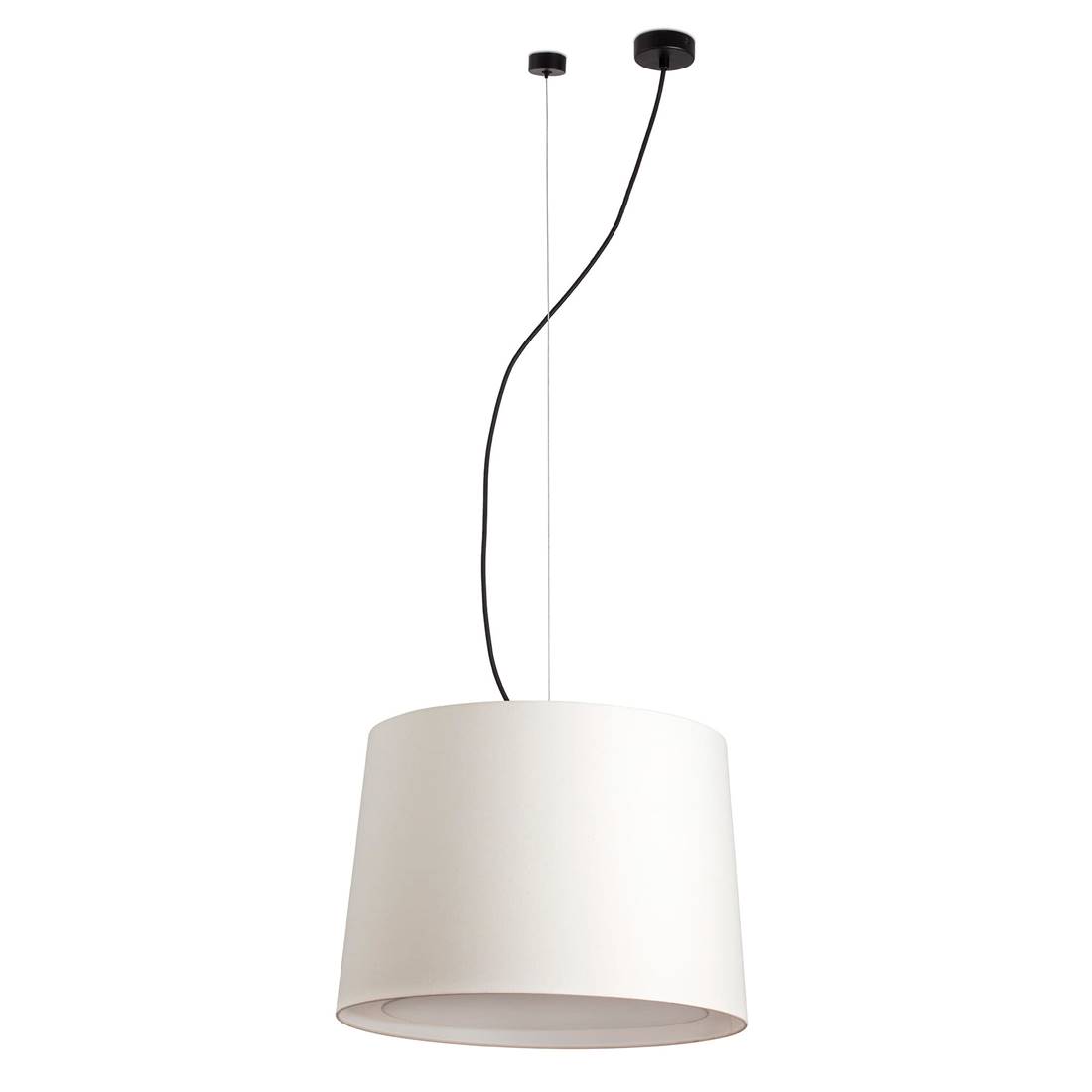Pendelleuchte CONGA ø 50 cm, 1xE27, IP20, mit Spanner, schwarz, beige - Bild 2