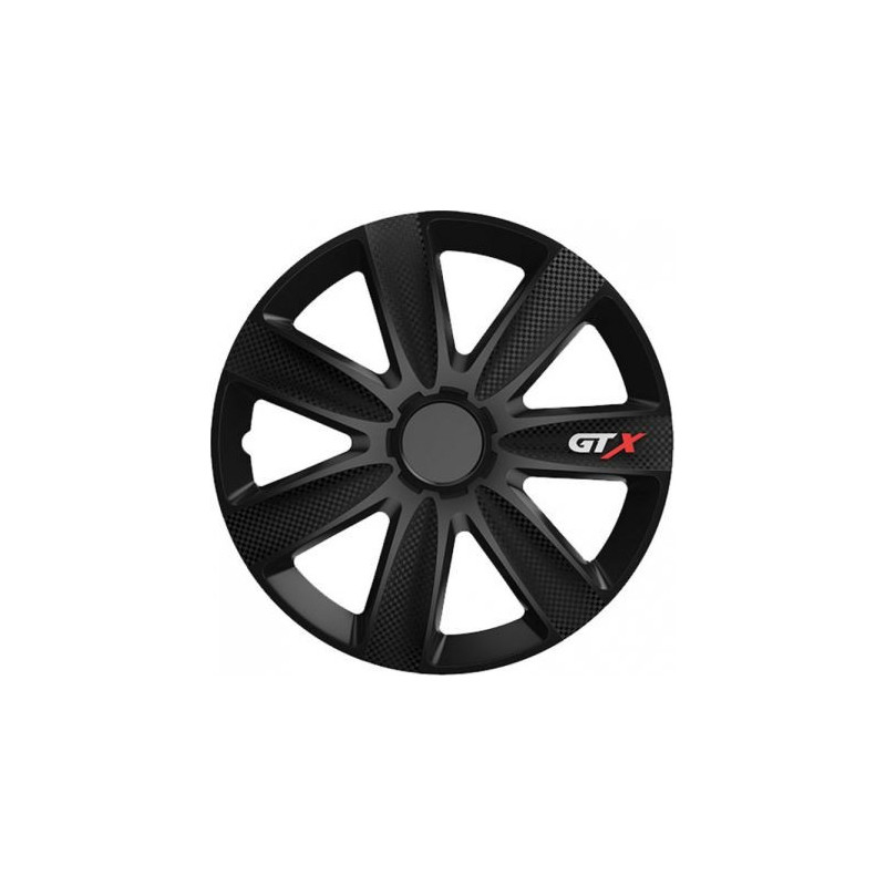 No Brand Radkappen Für Felgen Gtx Carbon Black - 14 Zoll