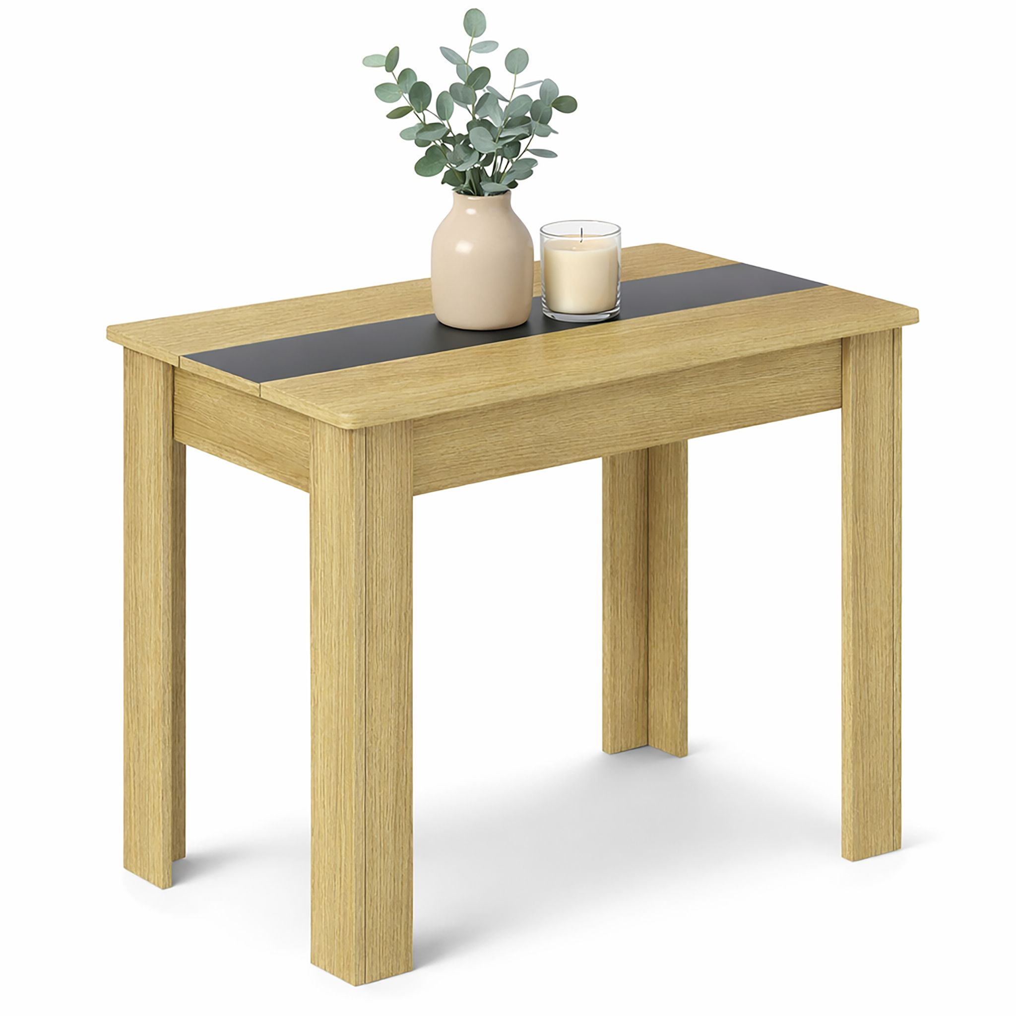 Table À Manger Table De Cuisine 80x50 Disalo 75x80x50 - Vcm