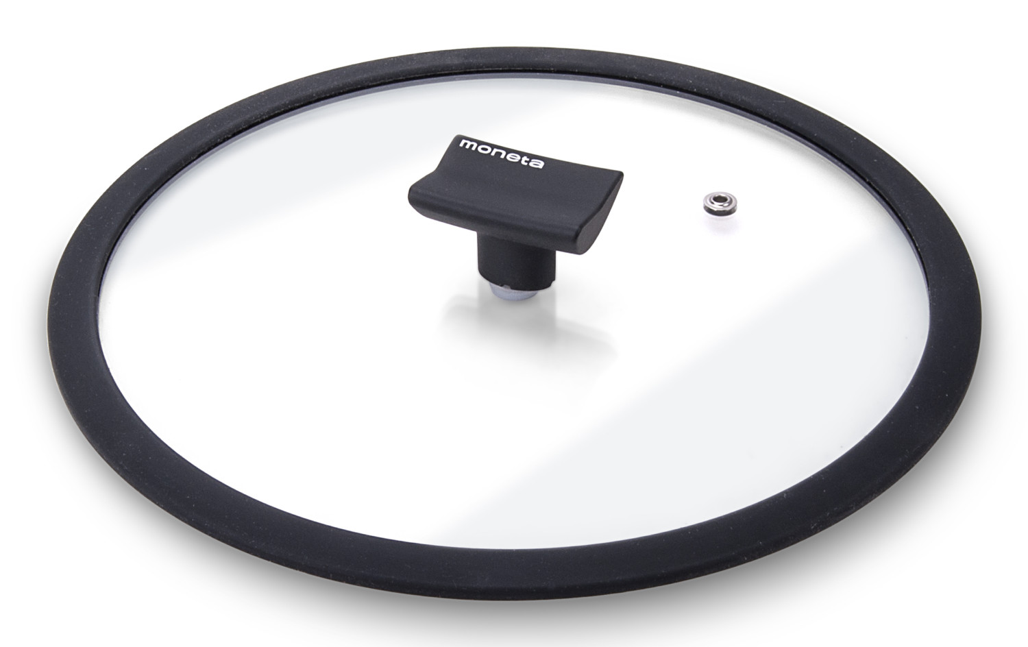 Moneta Schwarz Finegres Air Coin Glass Lid 20Cm, Zubehör Kochgeschirr, - Bild 3