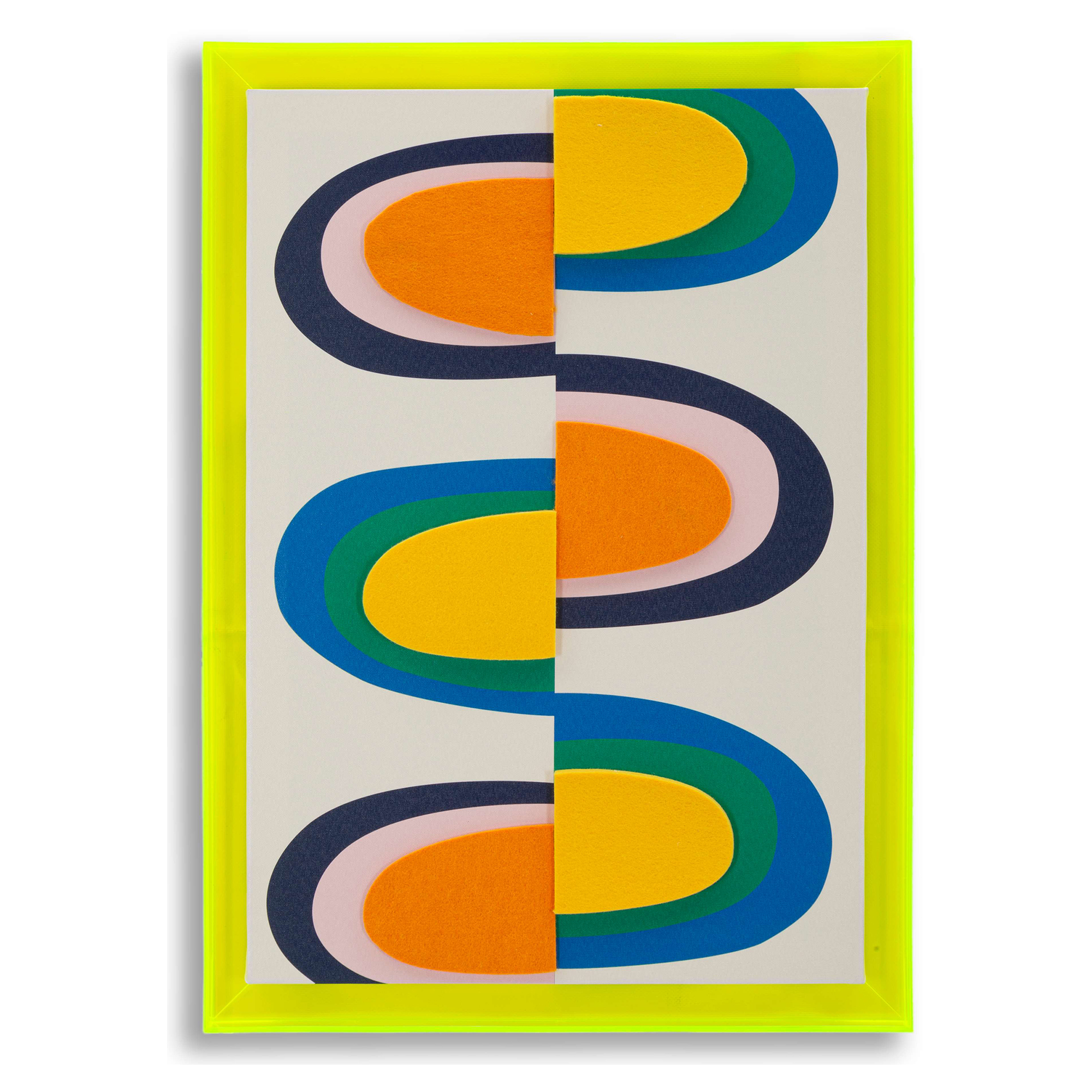 Dmora Bild Bamivani, Rahmenmaterial, Kunststoff Und Holz, Material, Kunststoff, 50x70h Cm, Mehrfarbig