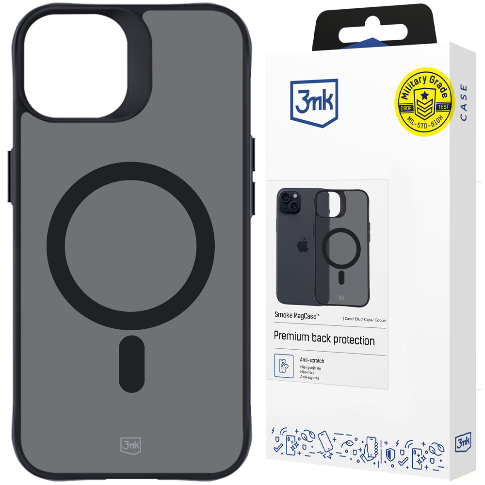 Oem Apple Iphone 15 Plus - 3Mk Smoke Magcase