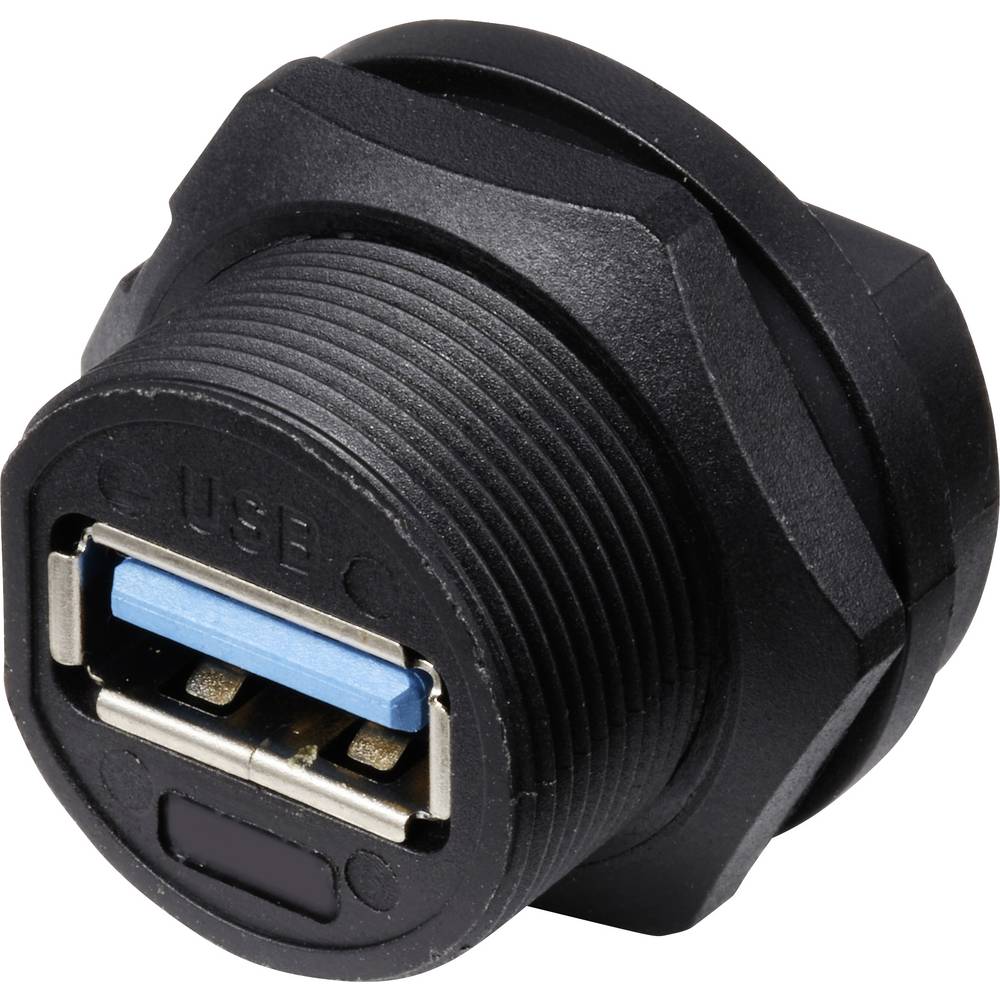 TRU COMPONENTS TC-13543576 USB 3.0 Female Back Mount PCB Receptacl...
