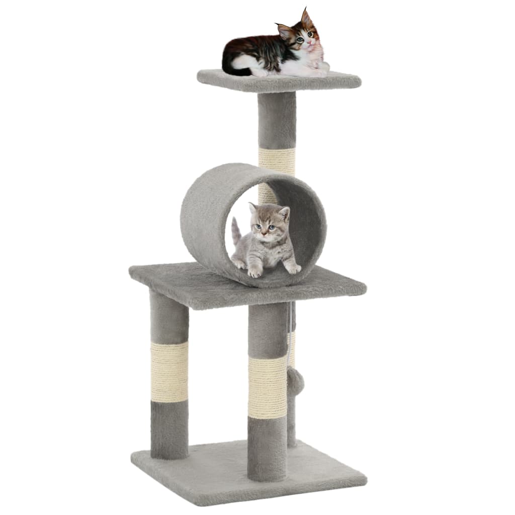 Vidaxl Grau Katzen-Kratzbaum Sisal 65 Cm