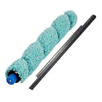 Brosse rotative et raclette pour autolaveuse W400, plastique, lot de 2 pièces