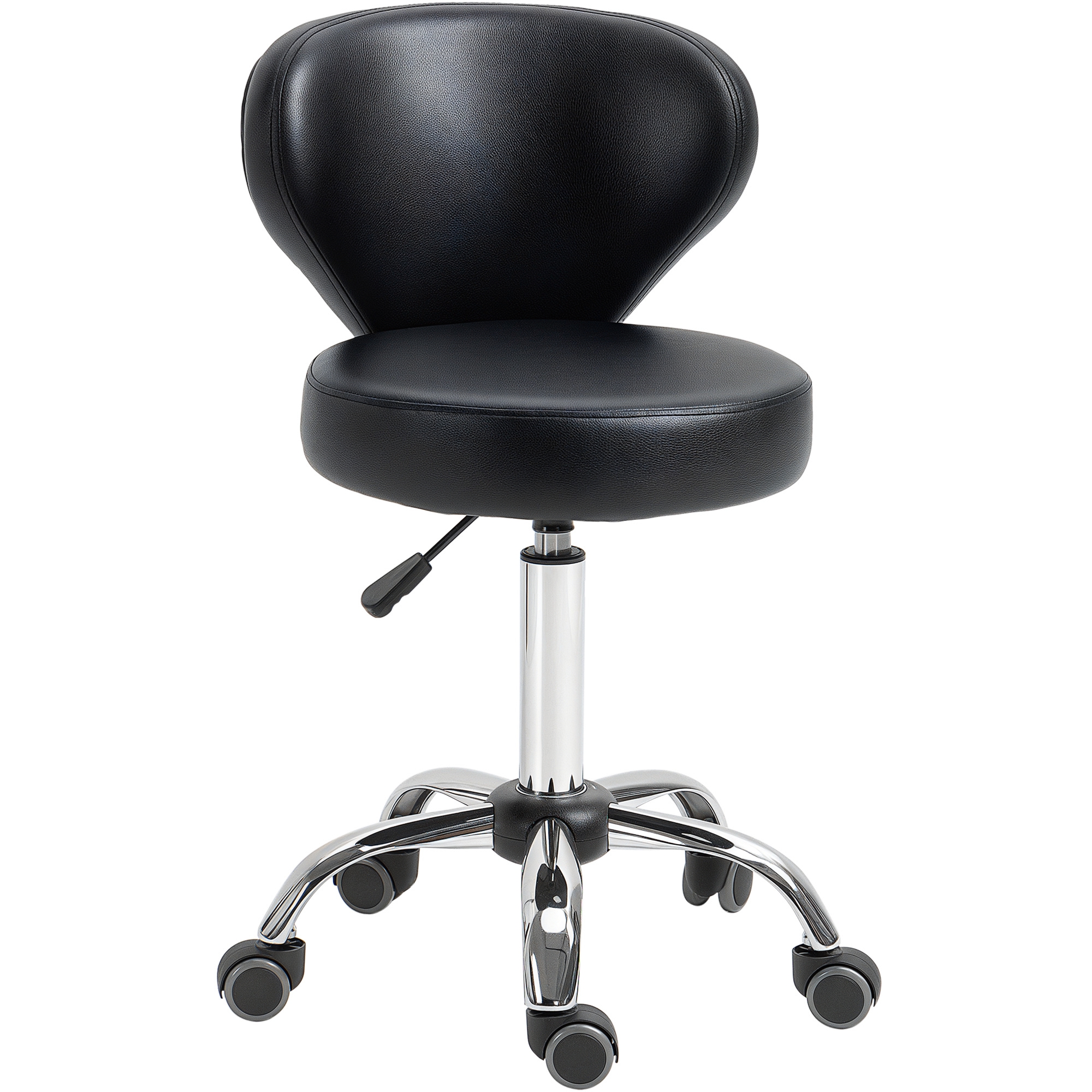 Homcom - Tabouret De Massage - Tabouret De Travail Pivotant 360°