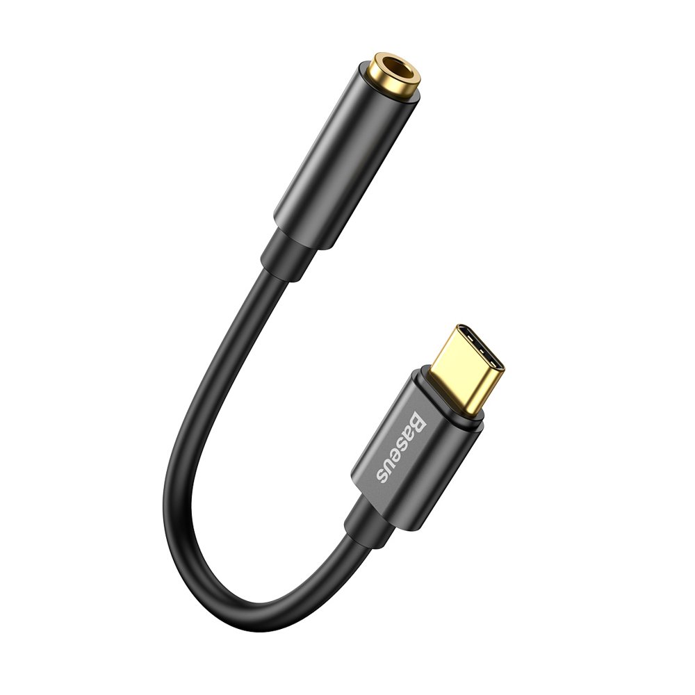 Baseus L54 Audio Adapter USB-C mini jack 35mm Black - Bild 6