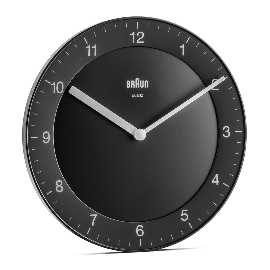 Braun Schwarz Wanduhr, Bc 06 B Quarzwanduhr Analog (20 Cm) - Image 3