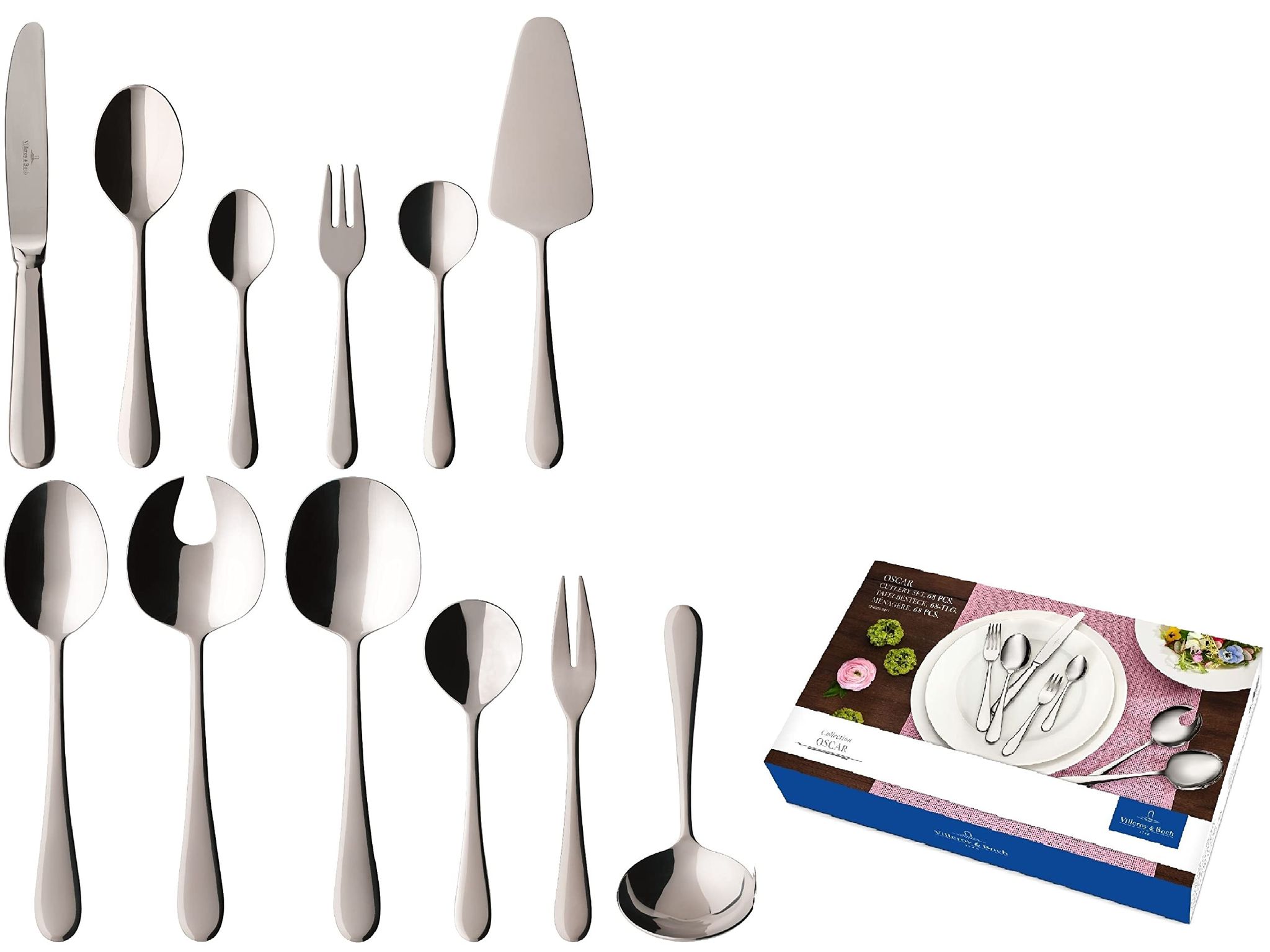 Villeroy & Boch Oscar 68 Piece Cutlery Set