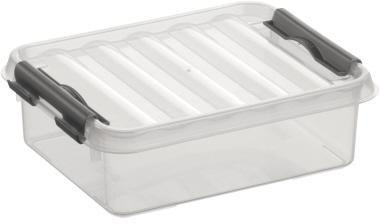 Sunware Aufbewahrungsbox Q-Line mit Deckel 20 x 15 cm 1 L transparent - Bild 3