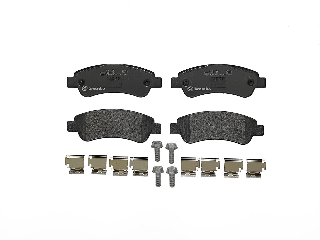 Für BREMBO P 61 091 Brake Pad Set, disc brake P 61 091 Brake pads set rear , fi - Bild 9