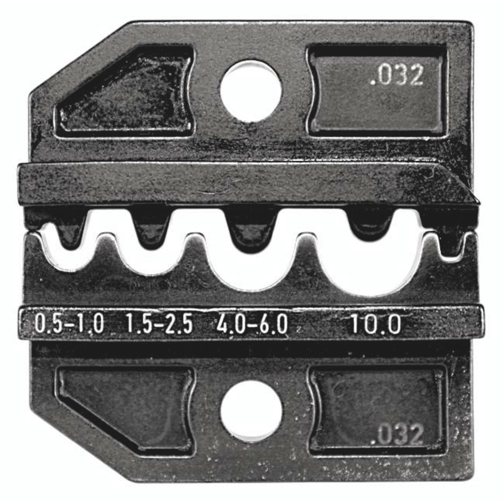 Rennsteig Werkzeuge 624 032 3 0 Crimpeinsatz Unisolierte Kabelschuhe, Unisolierte Verbinder 0.5 Bi