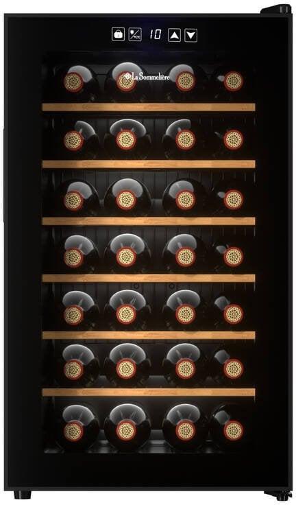 La Sommeliere 28Silence Weinkühlschrank Schwarz Anthrazit 3541362410146