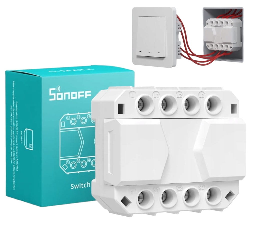 Sonoff Weiß S-Mate 3-Kanal-Fernbedienung Kompatibel Mit Mini R3