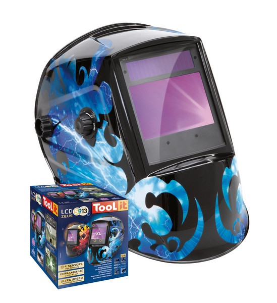 Gys - Toolit 5-9 / 9-13 G Cosmic 044104 Schweißerschutzhelm Schwarz, Blau 3154020044104