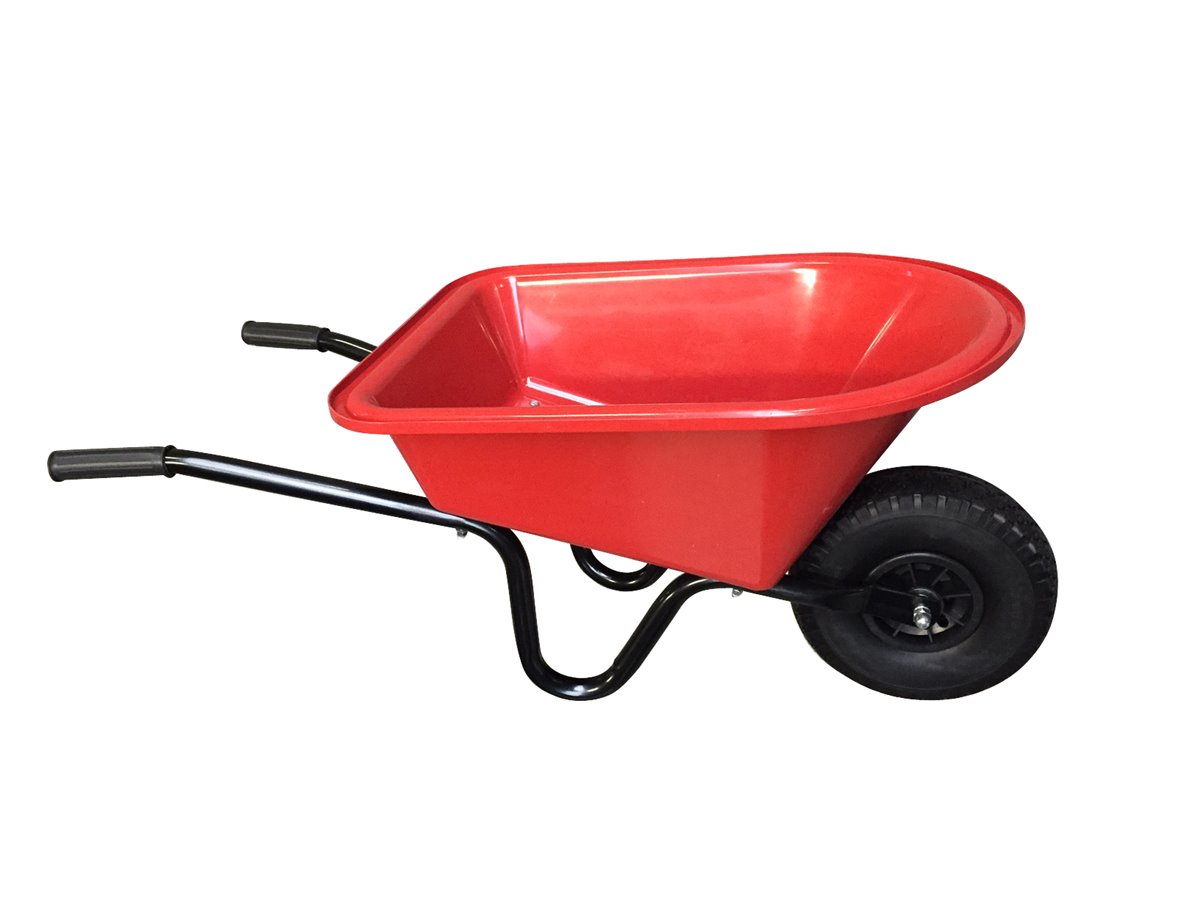 Fort Rot - Kinderschubkarre Kinderkarre Schubkarre Gartenkarre 20 Liter