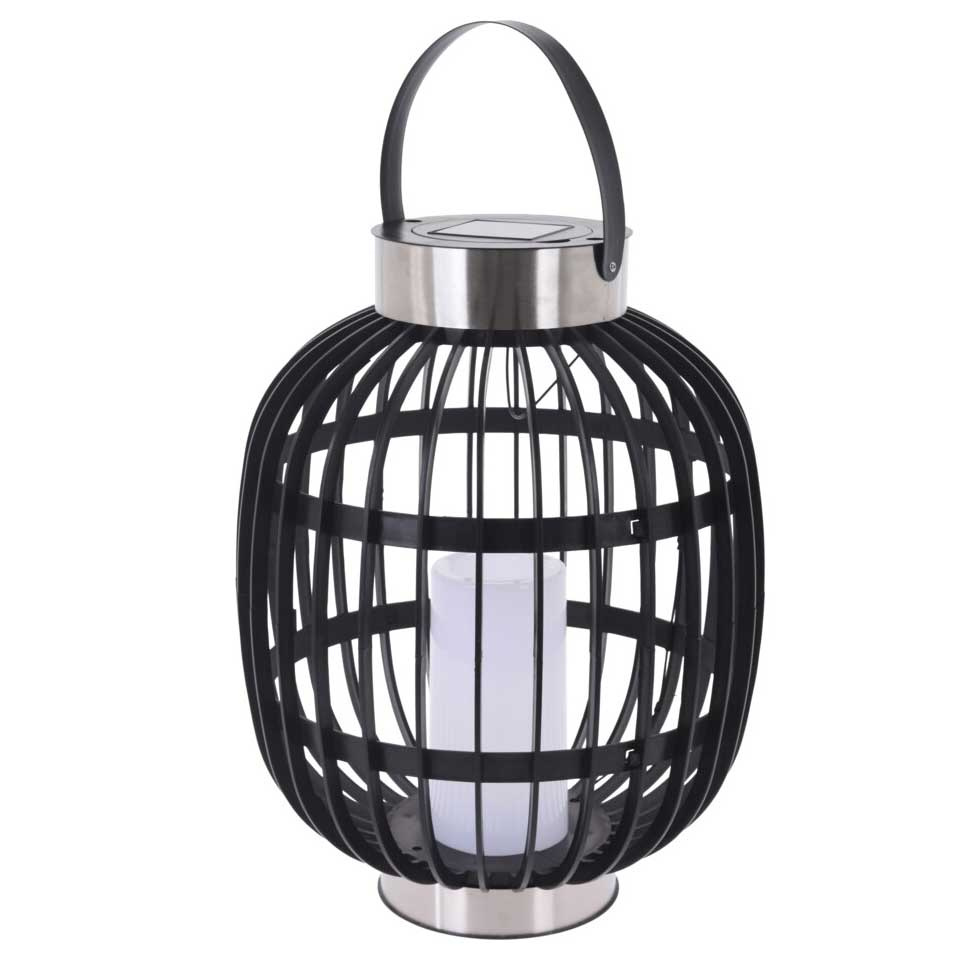 Progarden Schwarz Led Laterne, Solar Laterne Pp Led - Bild 2
