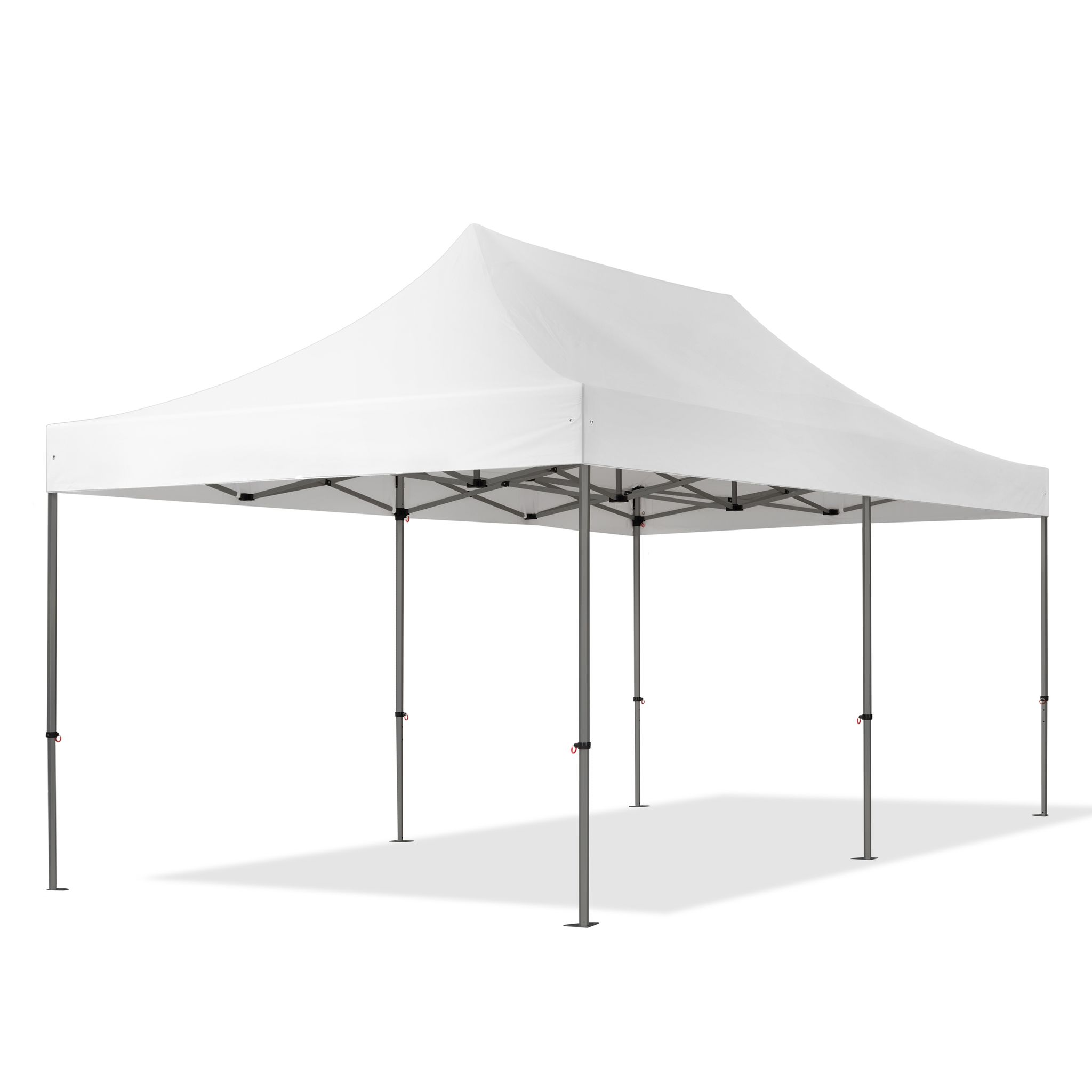 Intent24 Toolport Popup Gazebo Party Tent 3x6m - Without Side Panels Premium 100% Waterproof Roof Marquee White