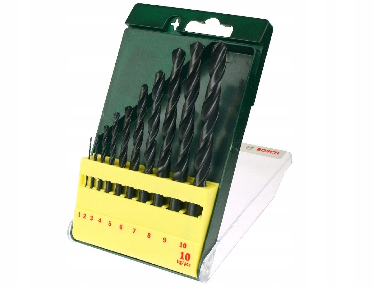 Jeu de forets à métaux hss-r 19 pièces, 1 - 10 mm gripbox — photo de l’offre ManoMano