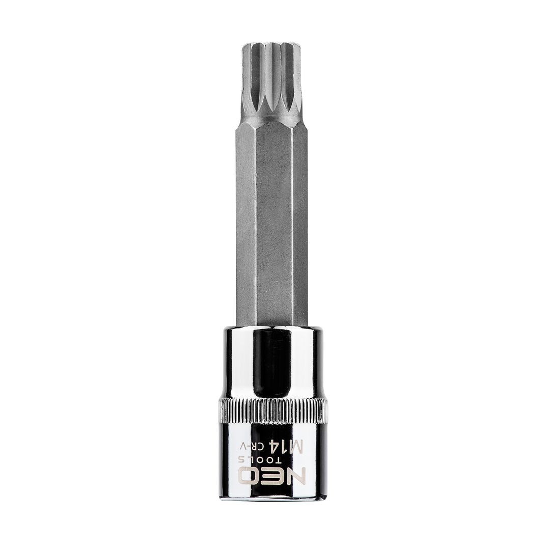 Tresice France Vielzahn-Bit Auf 1/2"-Stecknuss, M14 X 100 Mm