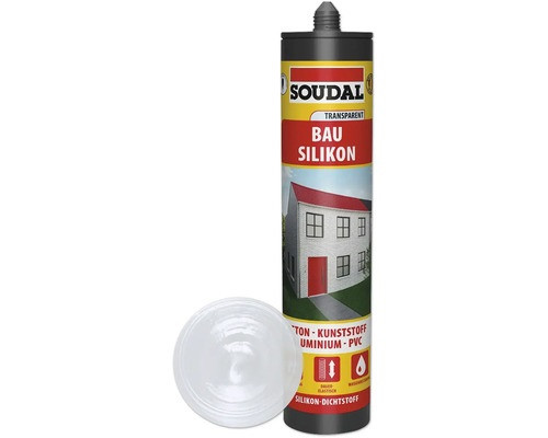 Soudal Bau-silikon Halbtransparent 300 Ml Dichtmaterialien