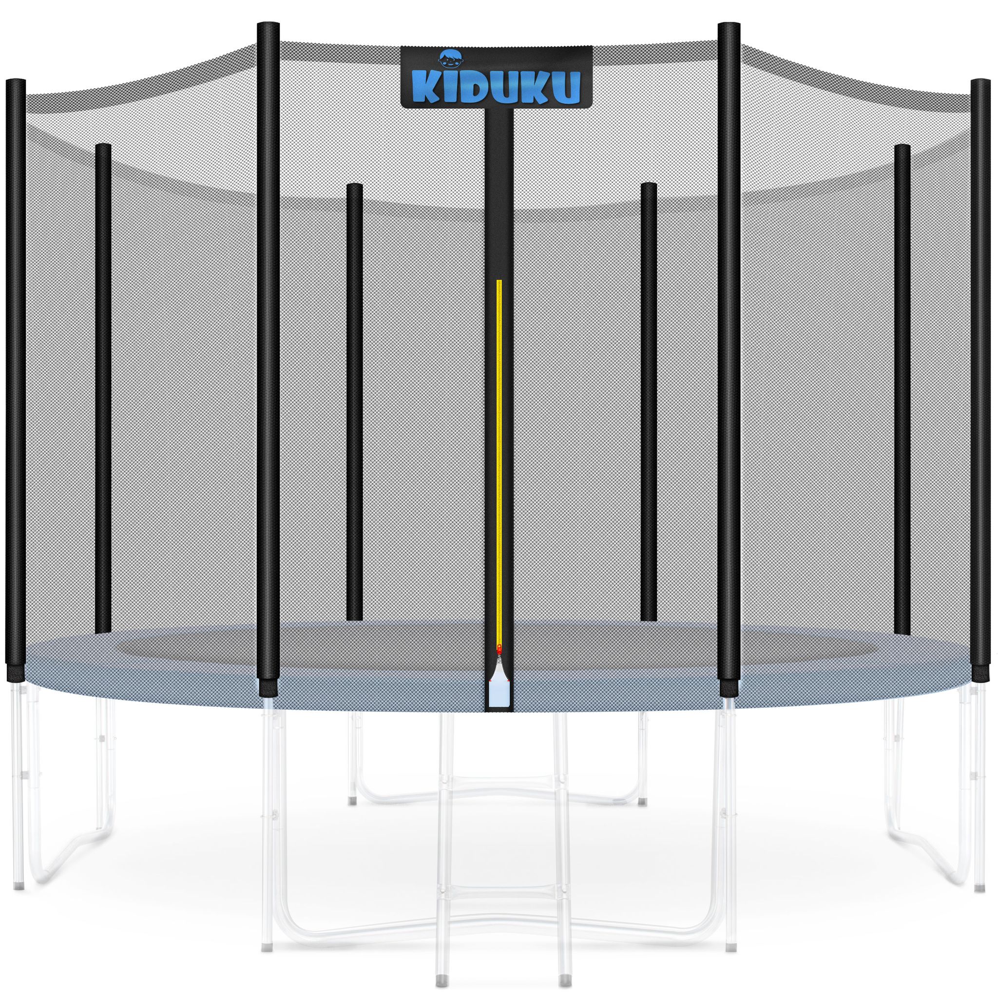 Kiduku Trampolin Ersatznetz Ø 427 Cm - 6 Stangen Sicherheitsnetz Trampolinersatznetz