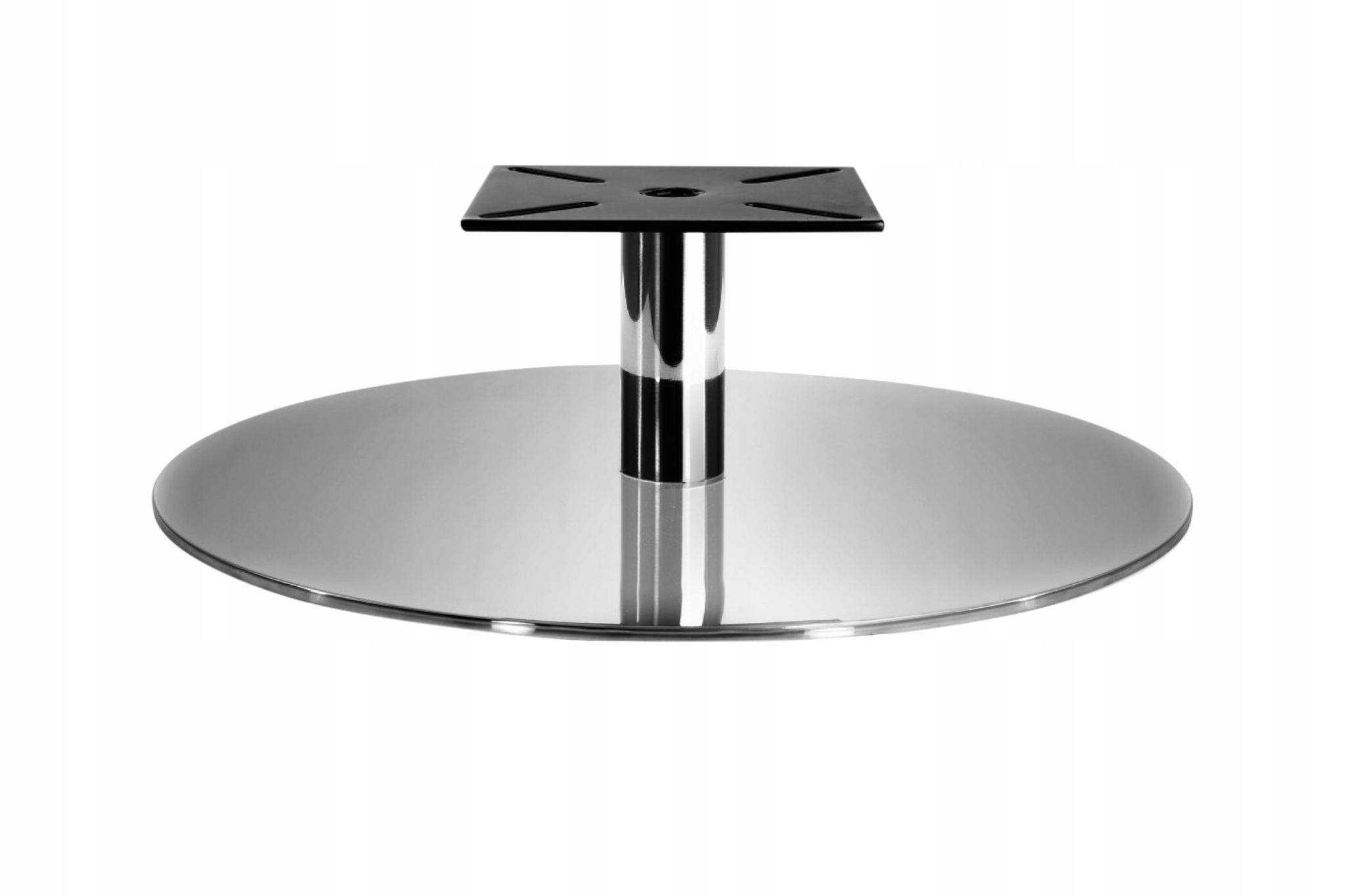 Oem Versilbert Drehfuß Für Drehstuhl, Verchromt, Robust, Scb001, Durchmesser 58 Cm