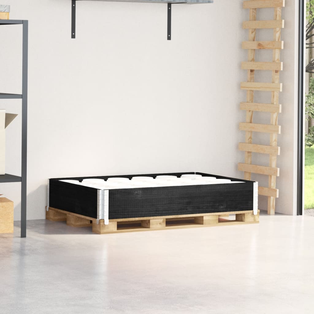 Collier de palette empilable en bois de pin massif, pliable, 120x80 cm