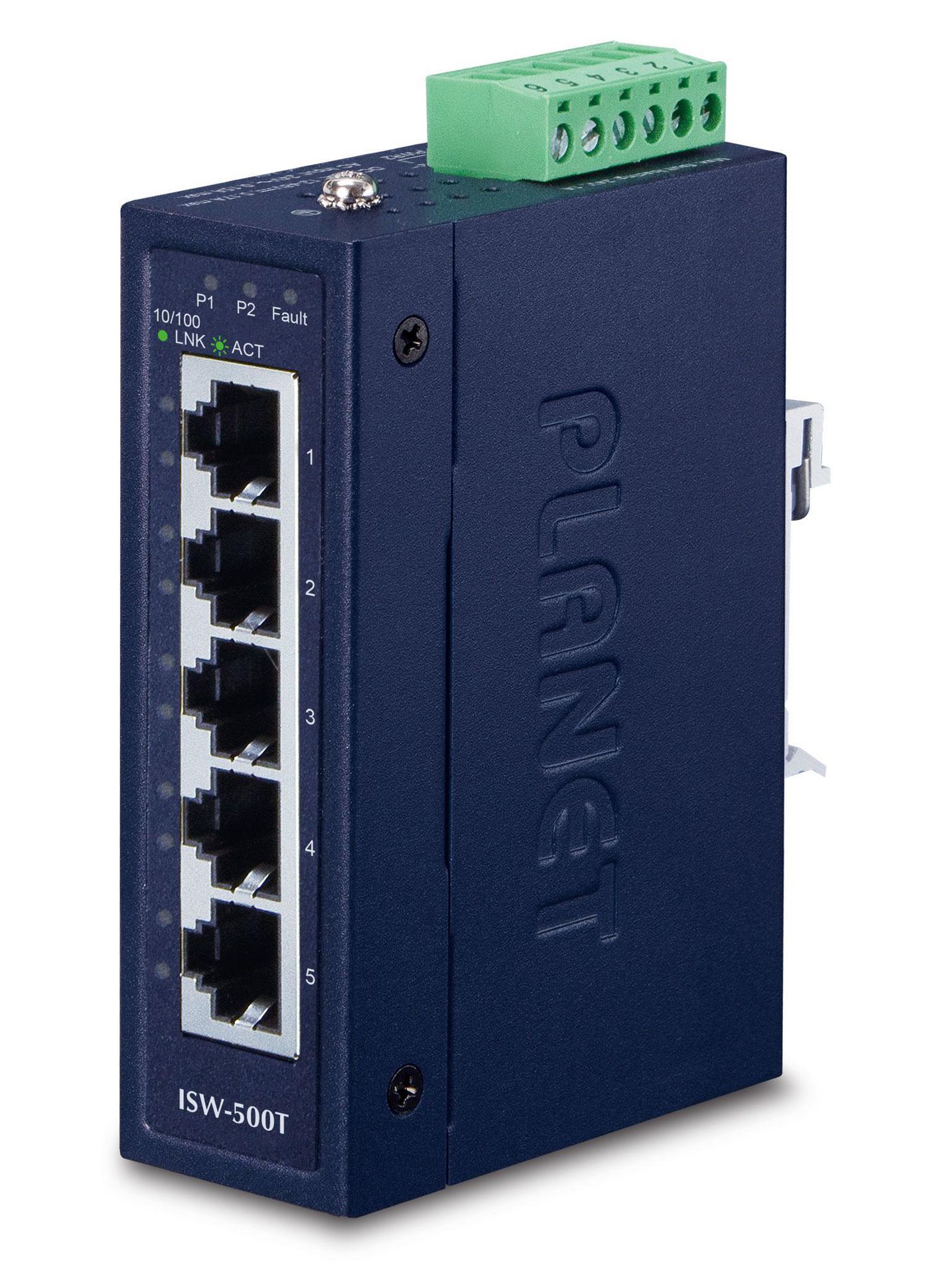 PLANET Industrial 5-Port 10100TX Compact Ethernet - Bild 3
