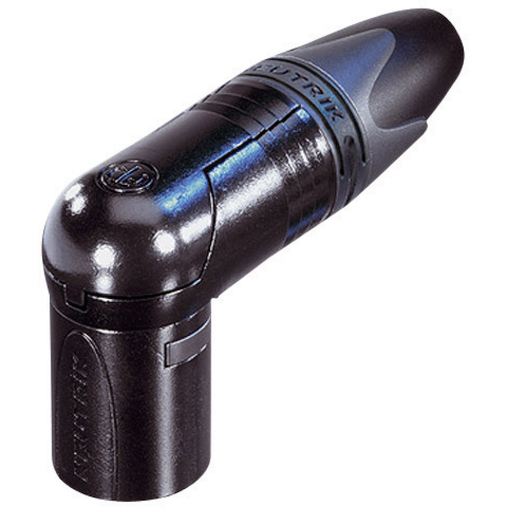 Neutrik Schwarz - Nc4mrx-B Xlr-Steckverbinder Stecker, Gewinkelt Polzahl: 4 1 St.